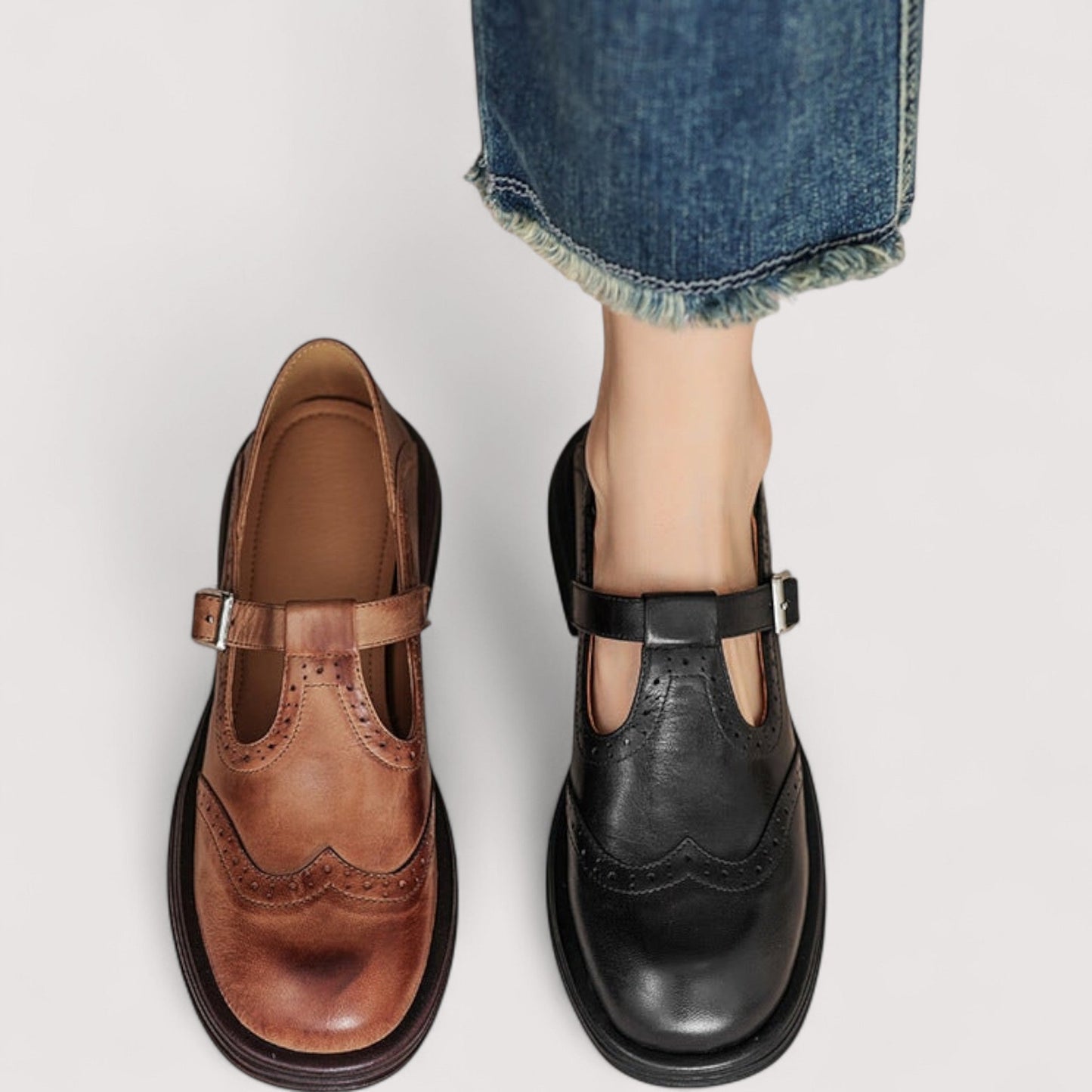 Louisa™ - Orthopedic Leather Mary Jane Shoes